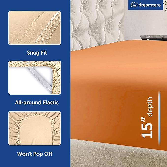 DREAMCARE King Size Sheets Set - Image 2