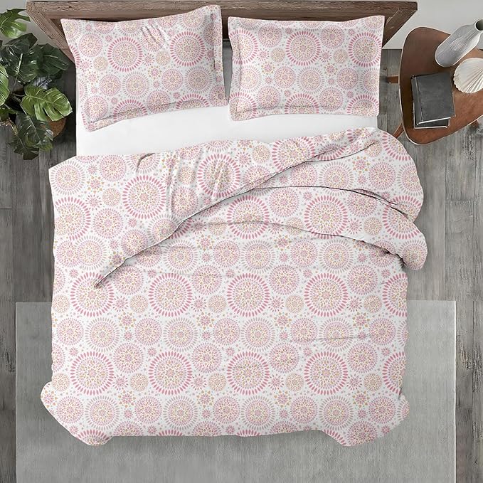 Kotton Culture 3 Pc Twin Size Duvet Cover Set- 100% Egyptian Cotton 600 Thread by KottonCulture