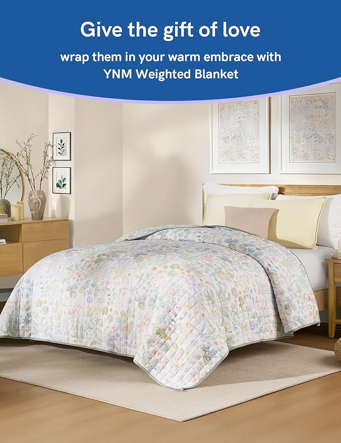 YnM King Size Cooling Nylon/PE Weighted Blanket - Image 4