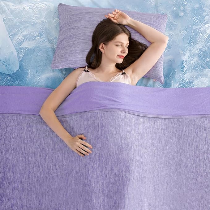 Elegear Revolutionary Cooling Blanket Throw Absorbs Heat to Keep Body Cool by Elegear