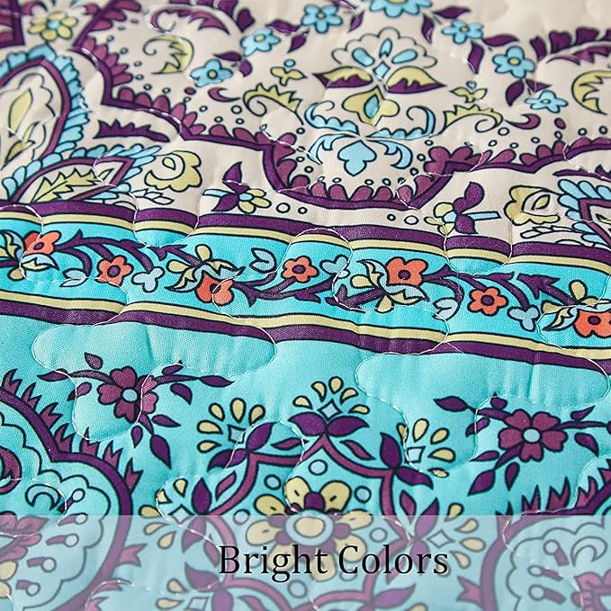 WONGS BEDDING Boho Quilt Full Size - Image 7