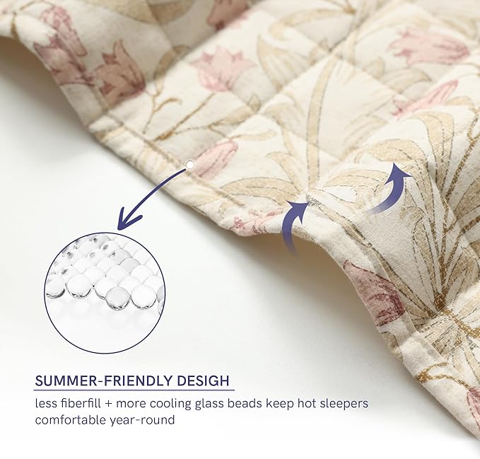 YnM 10lbs Weighted Blanket for Adults, Linen Heavy Bed Throw Blanket - Image 5