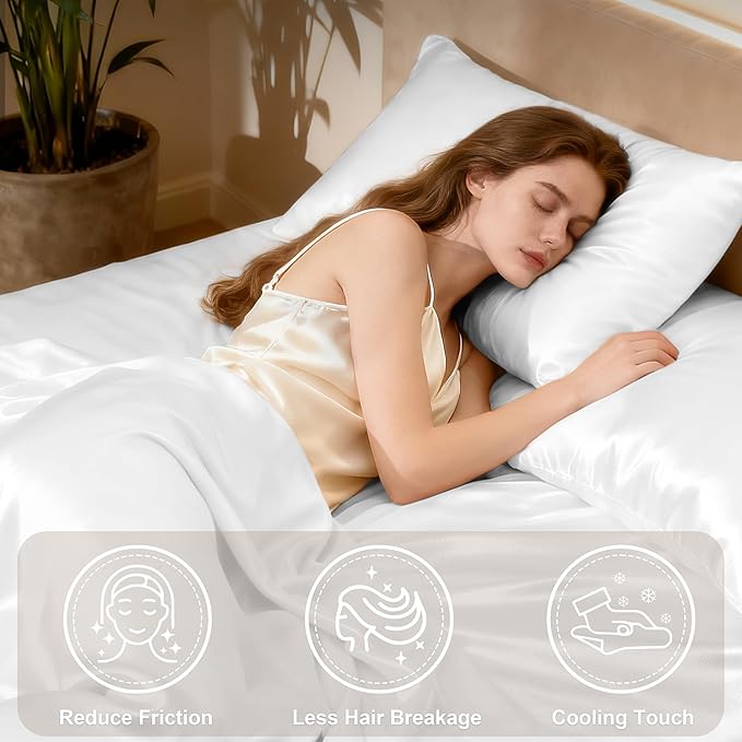 Love's cabin California King Satin Sheet Sets - Image 3