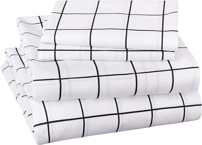 Amazon Basics Soft Microfiber 4-Piece Bed Sheet Set - Image 2