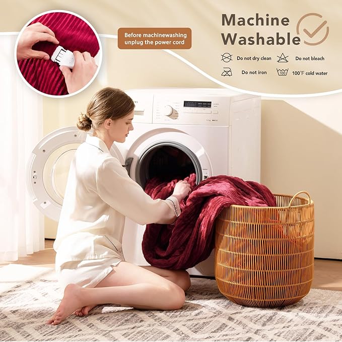 Homemate Heated Blanket Electric Throw - Image 7