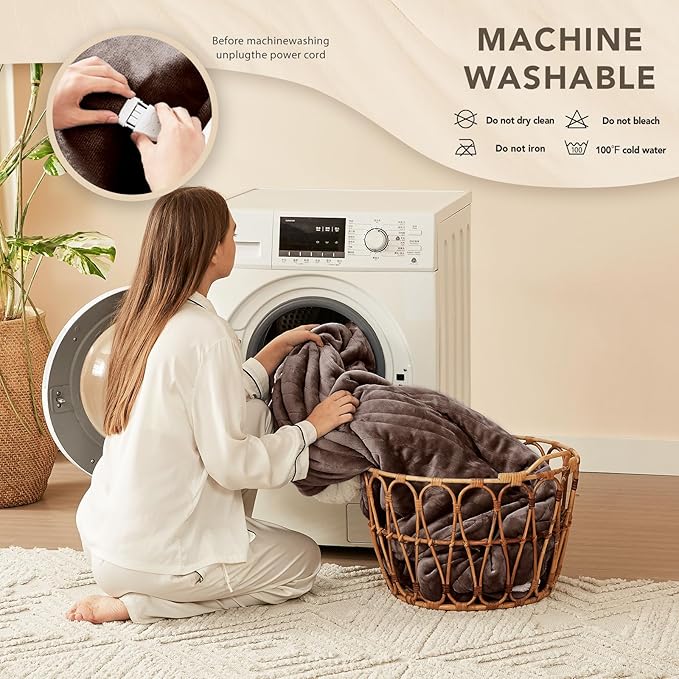 Homemate Electric Heated Blanket King - Image 7
