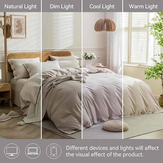 JELLYMONI Cotton Duvet Cover Twin Size - Image 9