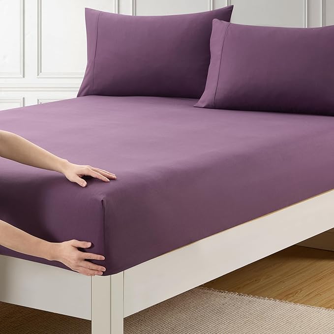 King Size Fitted Sheet Only by SweetHomeCollection