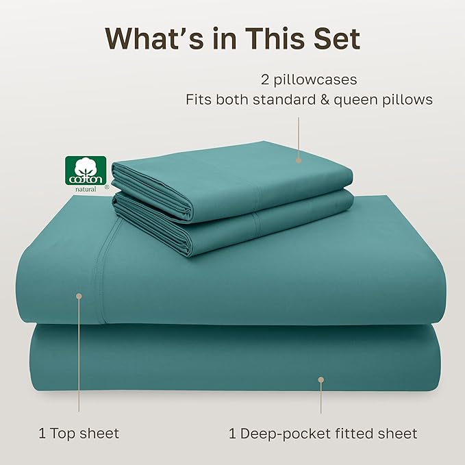 California Design Den Deep Pocket Queen Sheet Set - Image 4