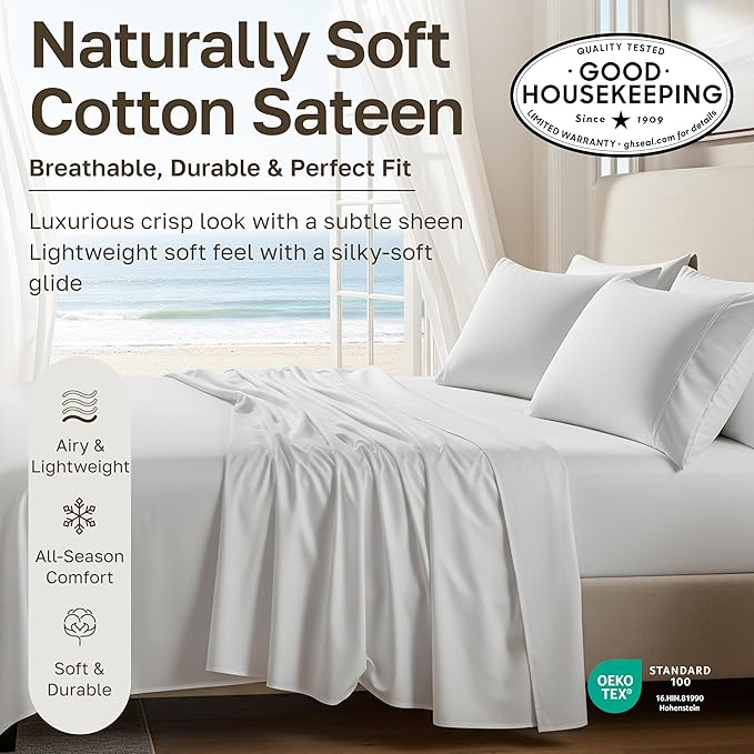 California Design Den Twin Bed Sheets Set - Image 3