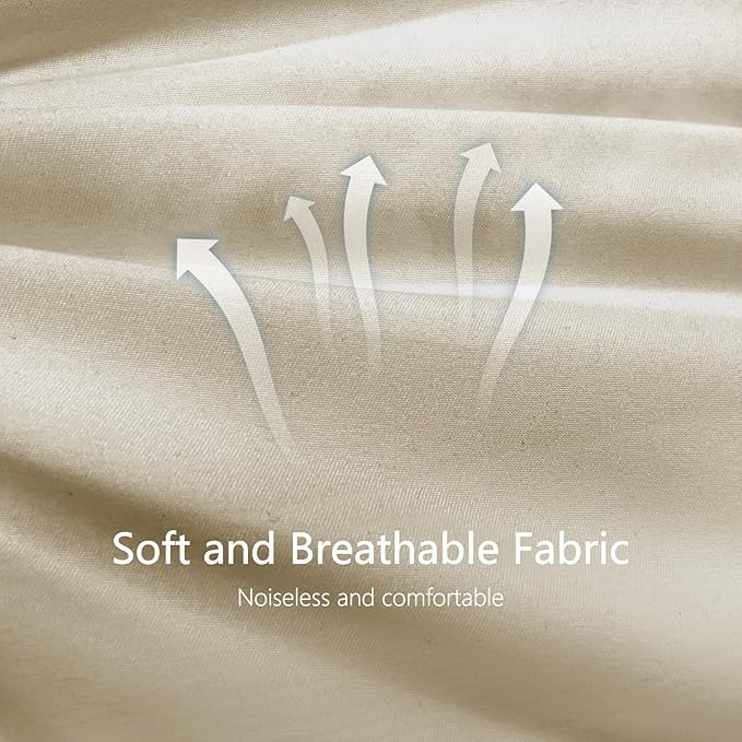 TEXARTIST Premium 2100 Series King Comforter All Season Breathable Beige - Image 3