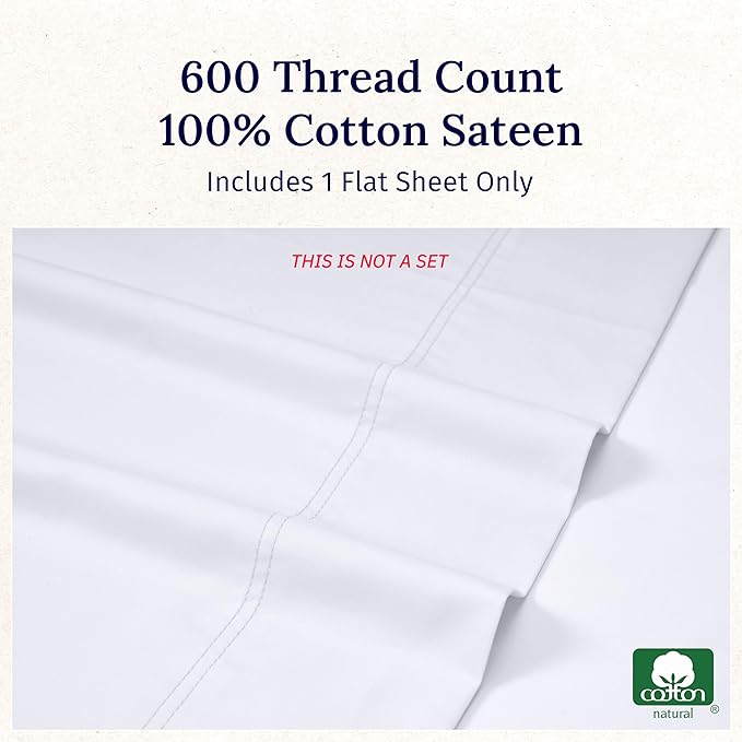 100% Cotton Flat Sheet - Image 5