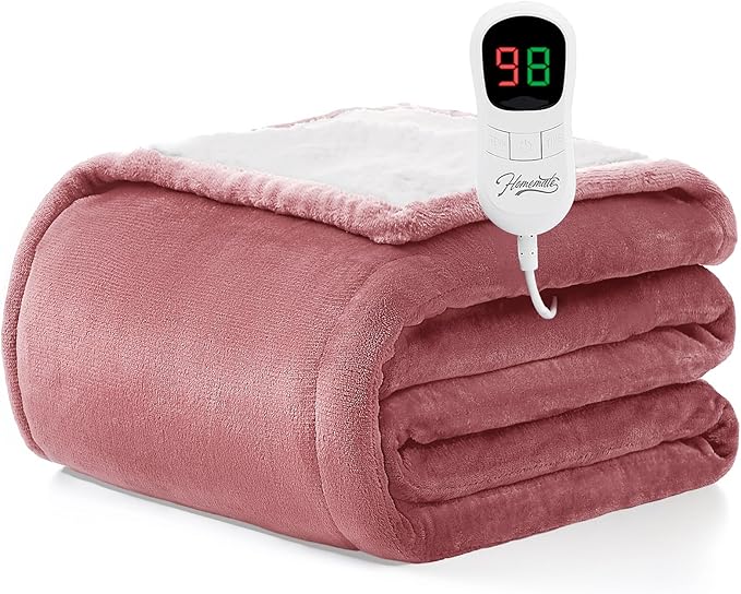 Homemate Heated Blanket Electric Throw by Homemate