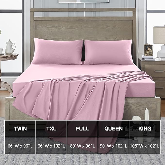 FreshCulture Queen Flat Sheets Only 2 Pack - Image 5
