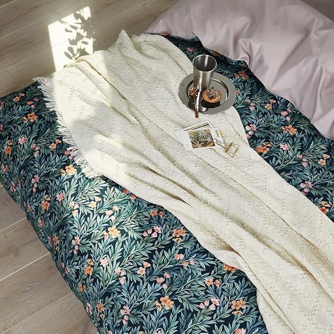 Cupocupa Duvet Cover Set;Duvet Cover Full Bedding Set Fluffy Boho Duvet Cover - Image 4