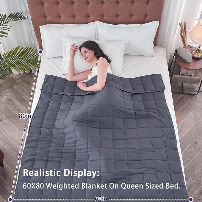 yescool Weighted Blanket for Adults Cooling Heavy Blanket for Sleeping Perfect - Image 2