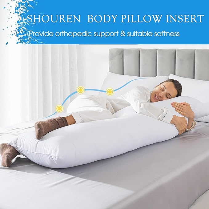 SHOUREN Cotton Body Pillow Insert - Image 3