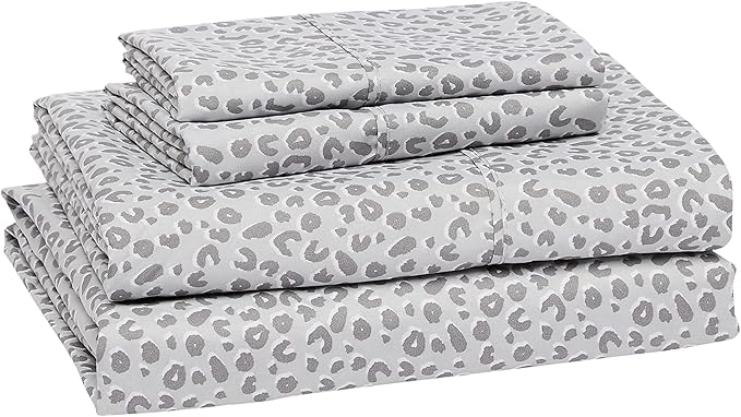 Amazon Basics Lightweight Breathable Microfiber 4 Piece Bed Sheet Set - Image 2