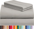 LuxClub 4 PC Full Sheet Set, Breathable Luxury Bed Sheets, Deep Pockets 18" by LuxClub