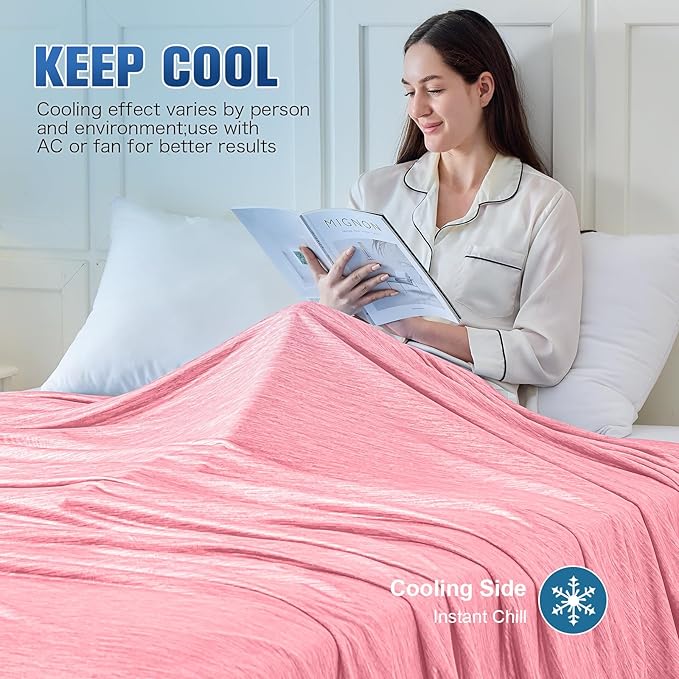KMUSET Cooling Blanket Twin XL, Double Sided Summer Cooling Blankets - Image 5