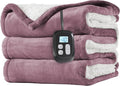 LaffyLo Electric Heated Blanket Full Size 72 x 84, Fast Heating Blanket by LAFFYLO