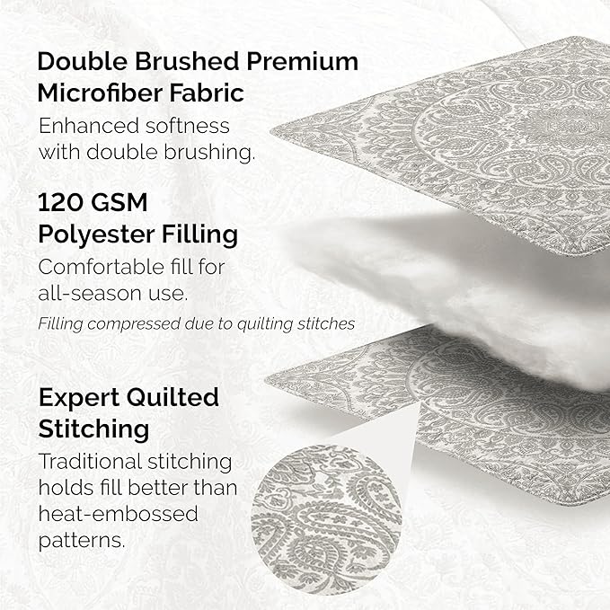 Southshore Fine Living, Inc. Ashanti Collection Oversized Queen Quilt Bedding - Image 3