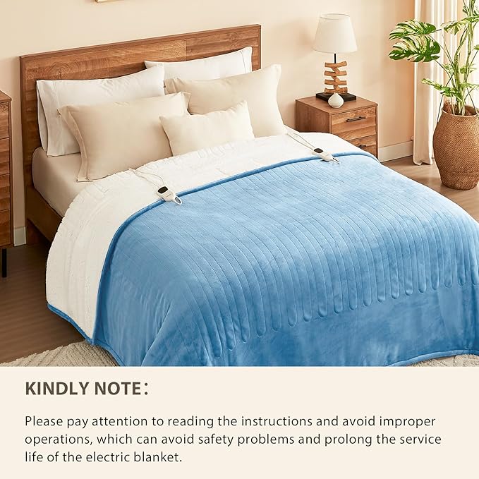 Homemate Electric Heated Blanket Twin - Image 8