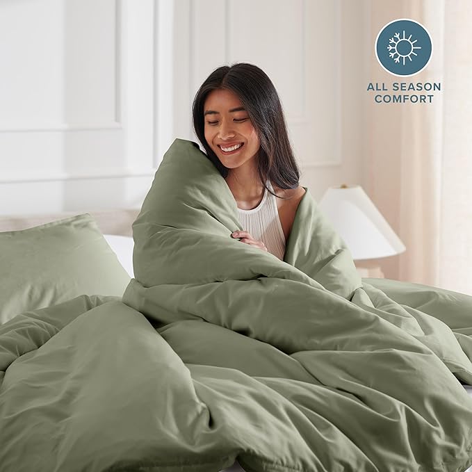 Bare Home Bedding Duvet Cover California King Size - Image 3