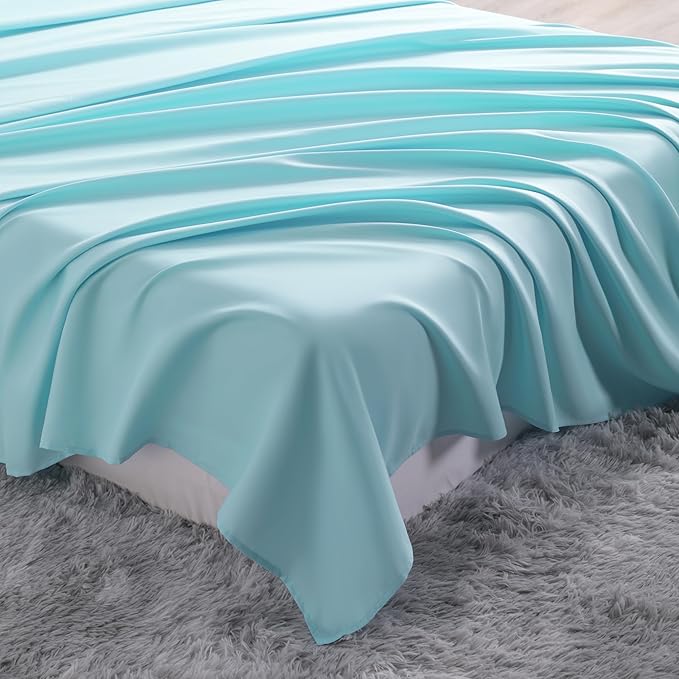 NTBAY Twin Extra-Long Flat Sheet Only - Image 7