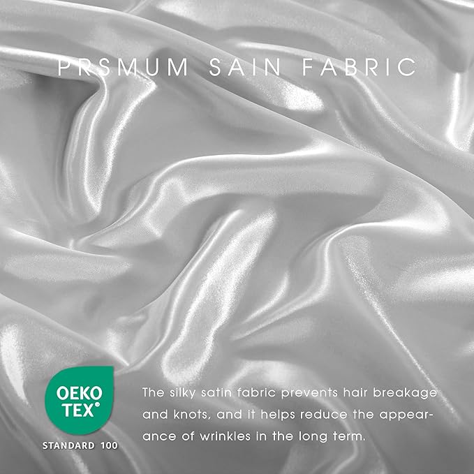FreshCulture Satin Sheets Twin XL Bed Set - Image 5