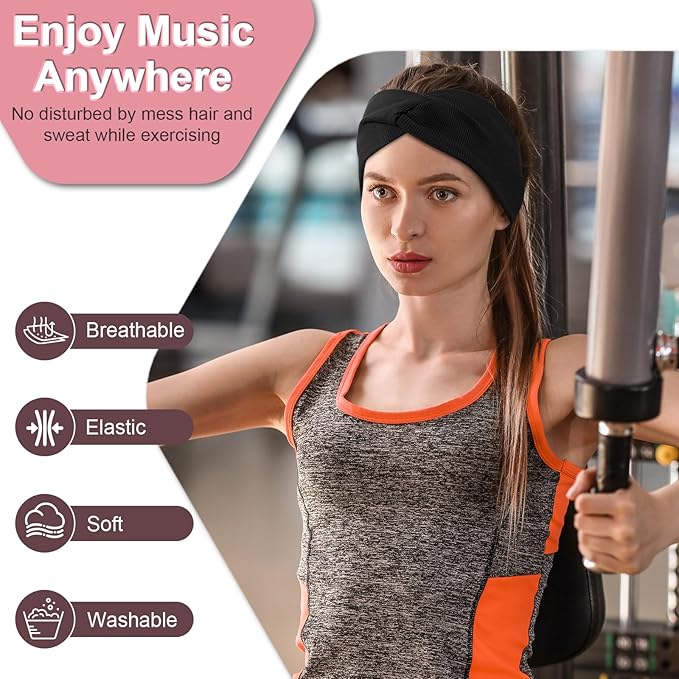 Bluetooth Headband Headphones, Wireless Headband - Image 4
