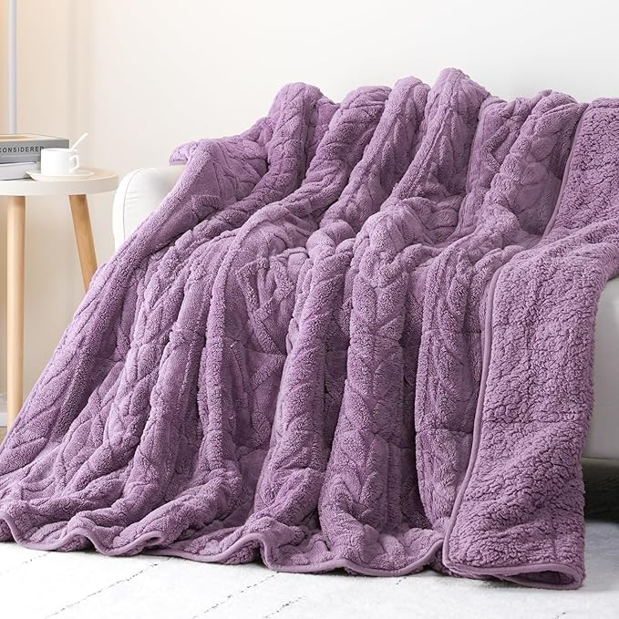 Cottonblue Jacquard Weighted Blanket 15 lbs by Cottonblue