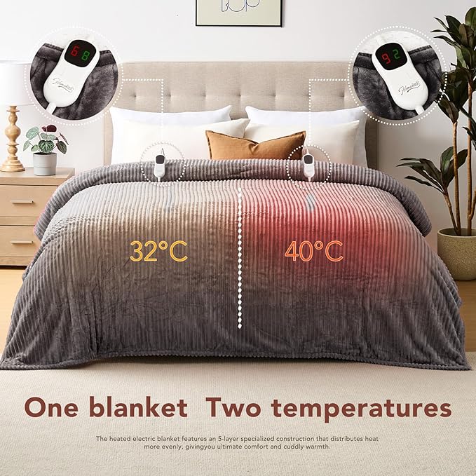 Homemate Electric Heated Blanket King Size - Image 8