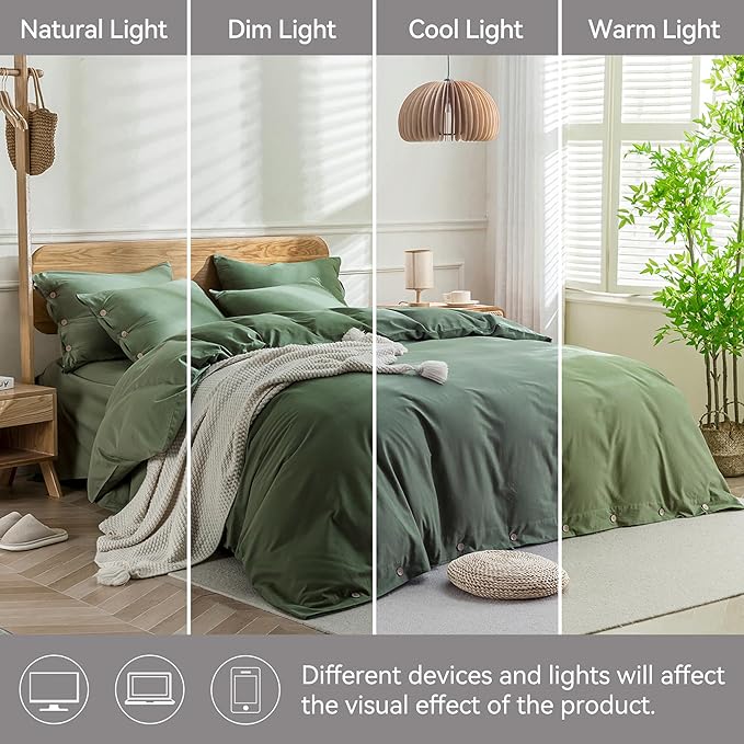 JELLYMONI Cotton Duvet Cover Twin XL Size - Image 9