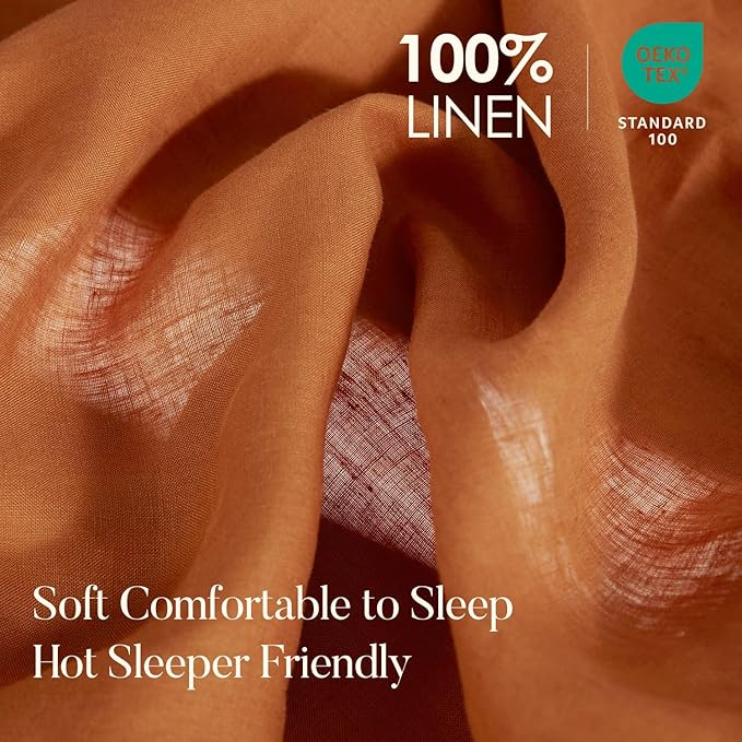 DAPU 100% Linen Duvet Cover Set - Image 2
