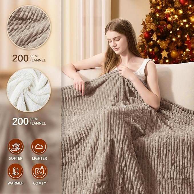 Homemate Electric Heated Blanket Queen Size - Image 2