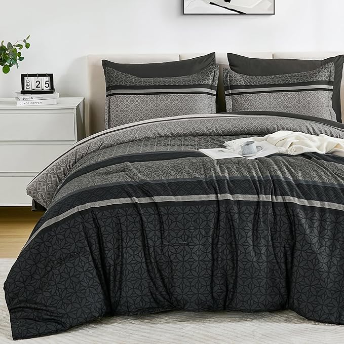 WONGS BEDDING Twin Comforter Set 6 Pieces, Soft Lightweight Micorfiber Bedding by WONGSBEDDING