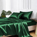 MR&HM Satin Bed Sheets, Twin Size Sheets Set by MRHM
