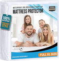 Full XL Size Mattress Protector Waterproof, Premium 200 GSM Terry Mattress Cover by UTOPIABEDDING