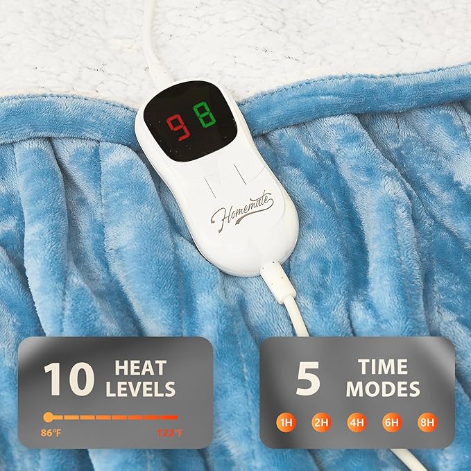 Homemate Electric Heated Blanket Twin - Image 4