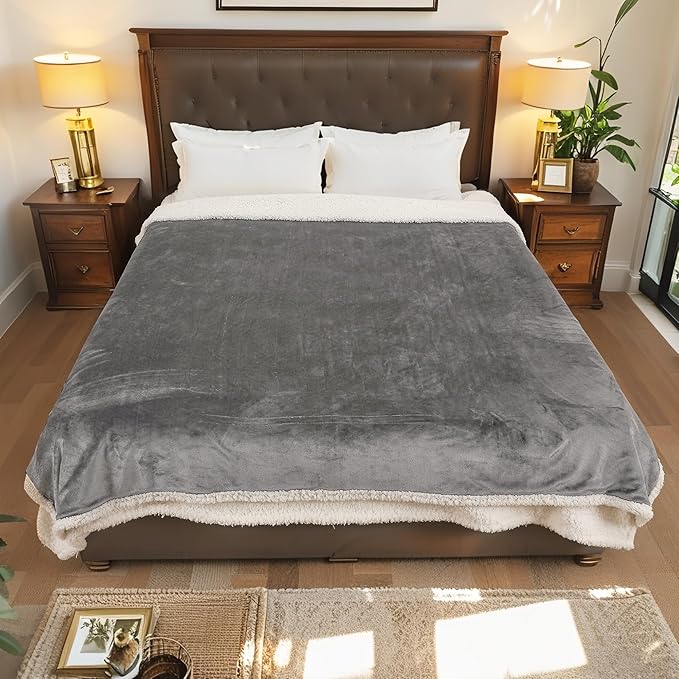 LaffyLo Electric Heated Blanket Twin Size 62 x 84, Fast Heating Blanket - Image 2