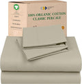 California Design Den Soft 100% Organic Cotton Bed Sheets Full Size Set by CaliforniaDesignDen