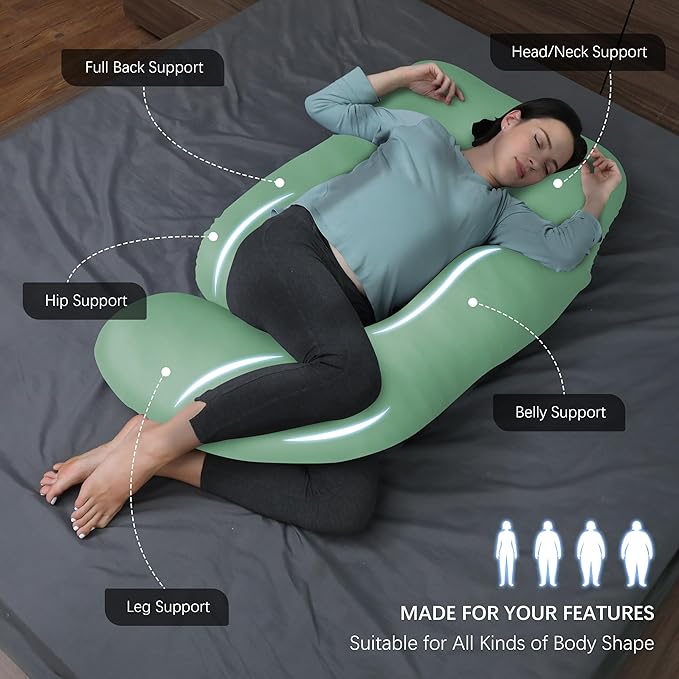 MOON PARK Pregnancy Pillows for Sleeping - Image 2