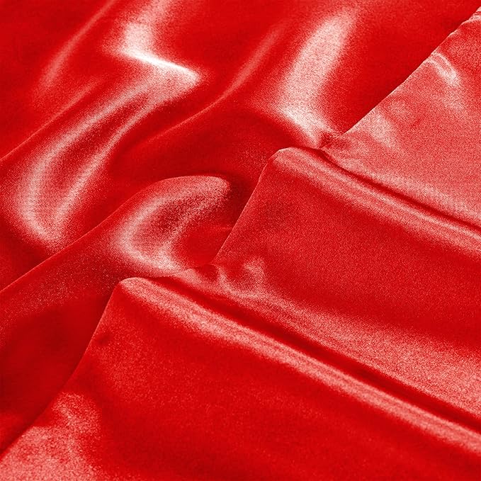 Aormenzy Satin Pillow Cases for Women Standard Size Set of 2, Fade Resistant - Image 7