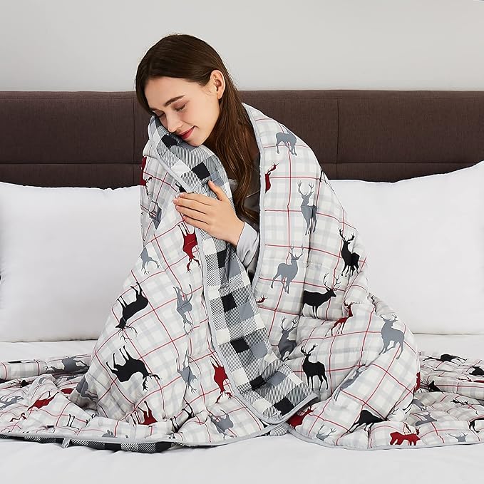 CuteKing Weighted Blanket for Adults Heavy Blanket for 140-150lbs, Weighted - Image 7