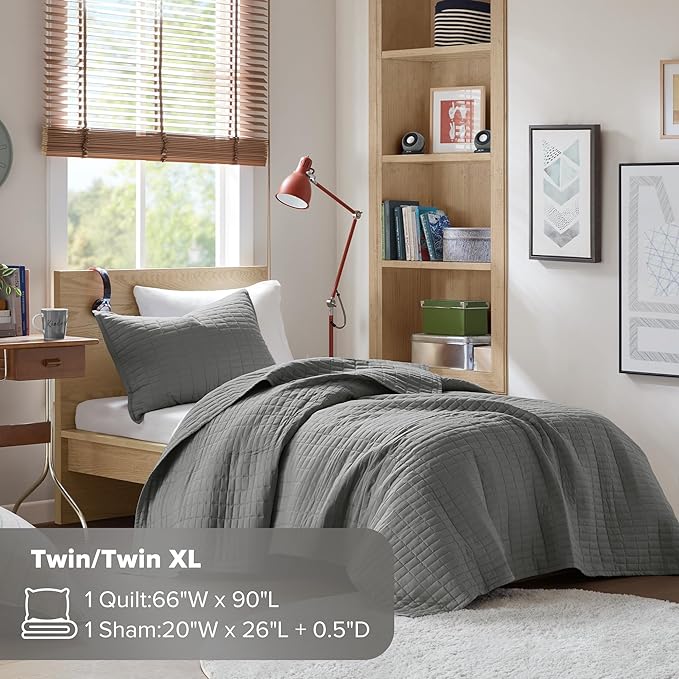 Comfort Spaces Kienna Quilt Set- Double Sided Stitching Design Summer Blanket - Image 7