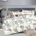 LEMIROE Floral Cotton Comforter King Size 3Pcs by LEMIROEBEDDING