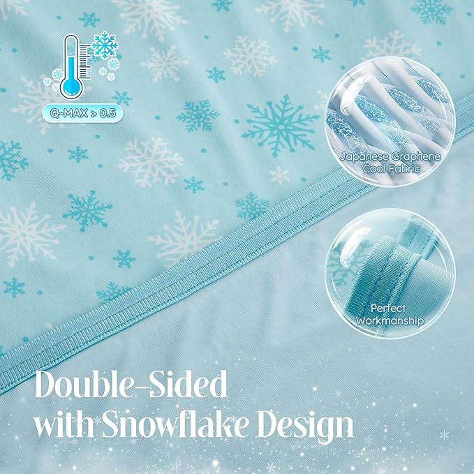 OIGAE Cooling Blanket for Hot Sleepers - Image 3