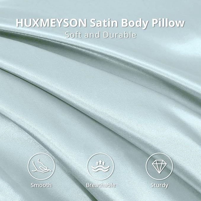 HUXMEYSON Body Pillow with Satin Pillowcase, Body Pillow - Image 3