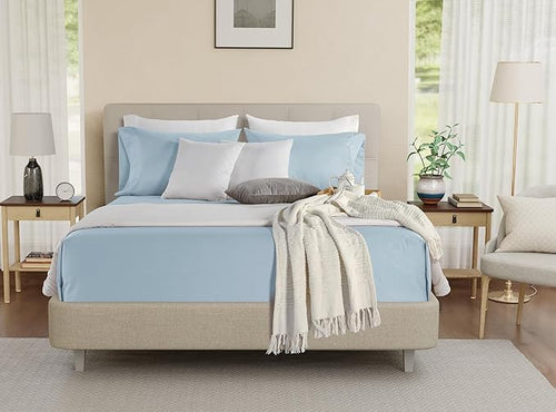 100% Egyptian Cotton Bed Sheets Full Size Bed Set, 800TC Sateen Weave 15" Deep - Image 2